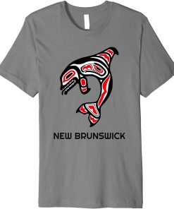 New Brunswick Native Indigenous Orca Killer Whales Premium T-Shirt