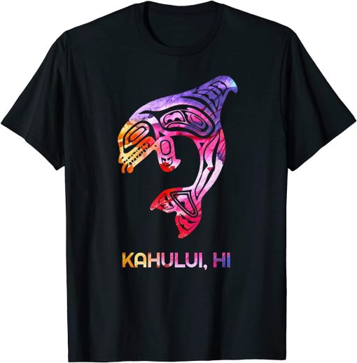 Tribal Kahului Orca Killer Whale Indigenous Native T-Shirt