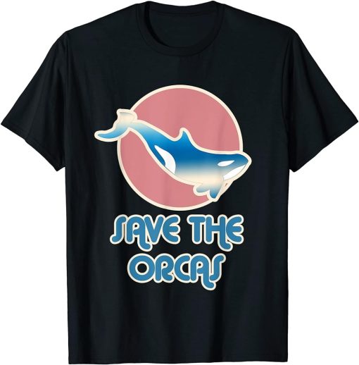 Save the Orcas - Killer Whale design for Men & Women - Orca T-Shirt