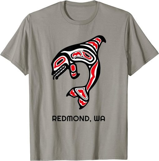 Redmond, Washington Native American Orca Killer Whales Gift T-Shirt