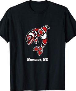 Native Bowser BC Canada Tribal Orca Killer Whale T-Shirt